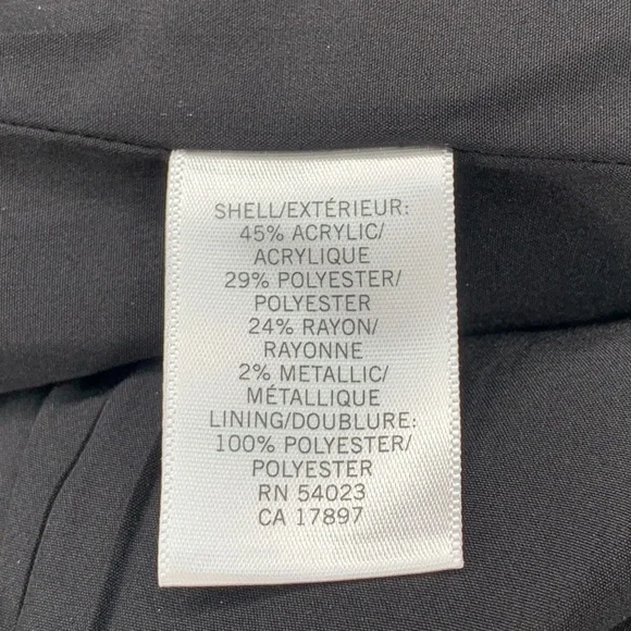 Banana Republic Tweed Blazer Jacket 3/4 Sleeves Full Lining Size 2 - Picture 13 of 14